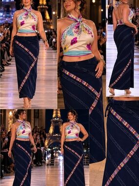 Handwoven Guatemalan Wrap Skirt – One Size Adjustable